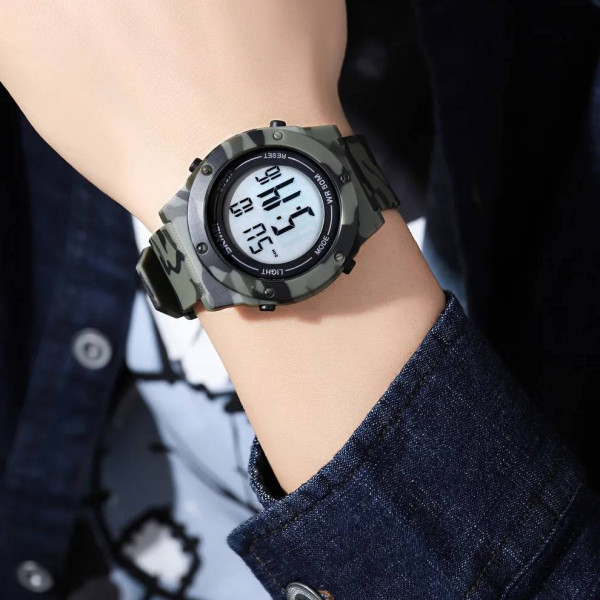 Чоловічий годинник Skmei 1772CMGNWT Camo Green-White фото 4