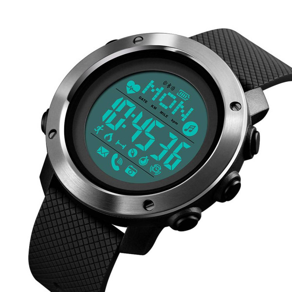 Мужские часы Skmei 1511BK All Black Smart Watch + Compass фото 5
