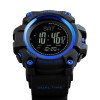 Чоловічий годинник Skmei 1358 Black-Blue Smart Watch Compass фото 4