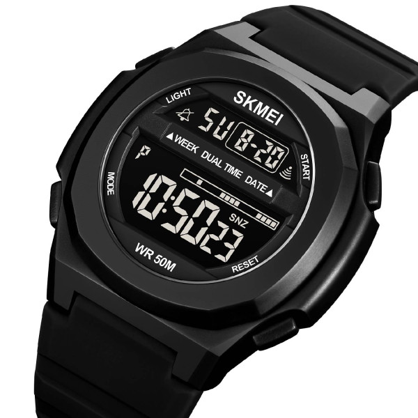 Чоловічий годинник Skmei 1821BKBK All Black фото 3