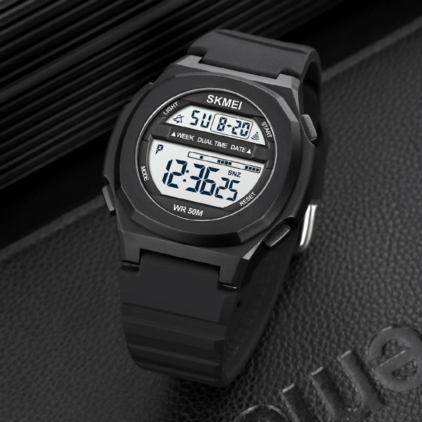 Чоловічий годинник Skmei 1821BKWT Black-White фото 5