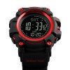 Мужские часы Skmei 1356RD Black-Red + Compass фото 4