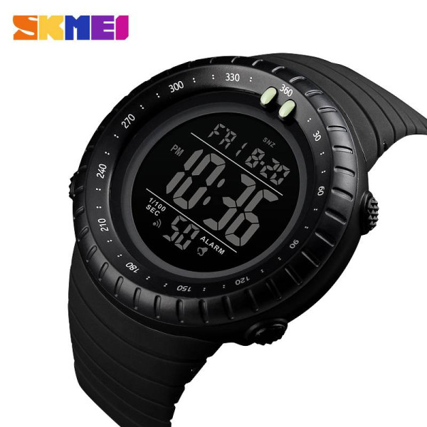 Чоловічий годинник Skmei 1420BKBK All Black фото 3