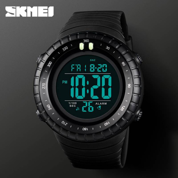 Чоловічий годинник Skmei 1420BKBK All Black фото 4