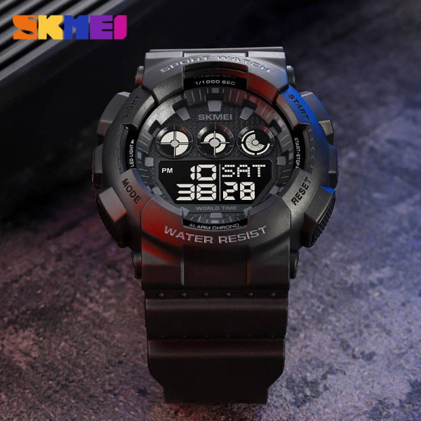 Мужские часы Skmei 1857BKBK All Black фото 5
