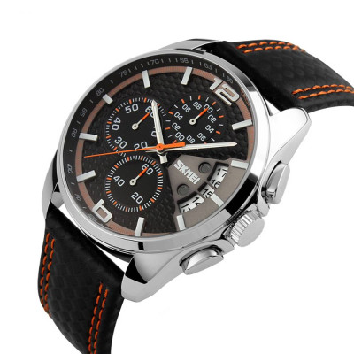 Skmei 9106OG Silver-Black-Orange