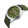 Чоловічий годинник Skmei 9112GN Silver-Green фото 3