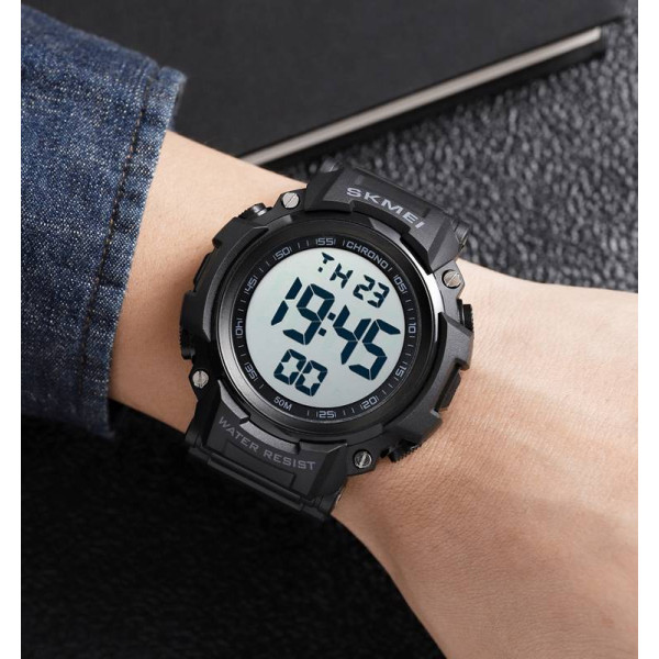 Чоловічий годинник Skmei 1886BKWT Black-White фото 4