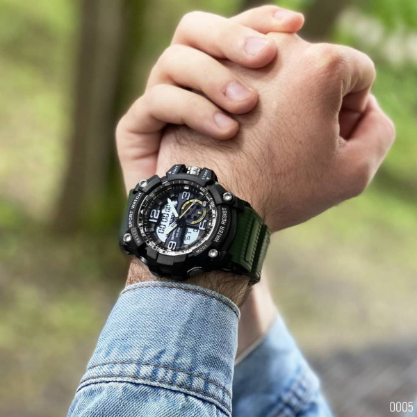 Мужские часы Sanda 759 Green-Black фото 9