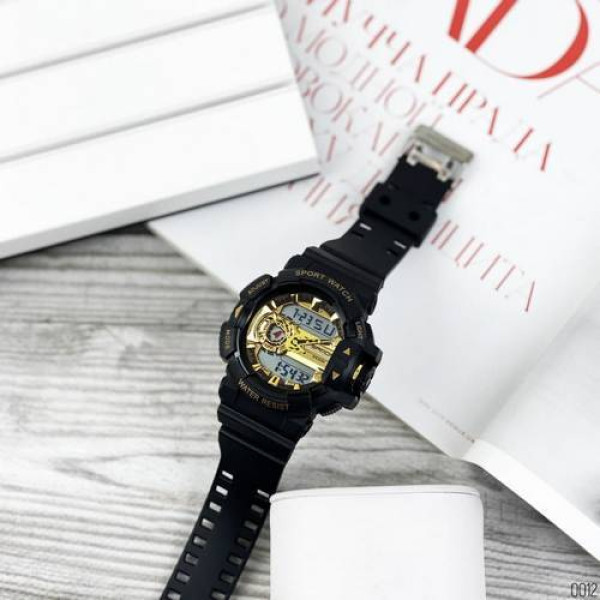 Мужские часы Sanda 599 Black-Gold фото 6