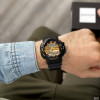 Мужские часы Sanda 599 Black-Gold фото 9