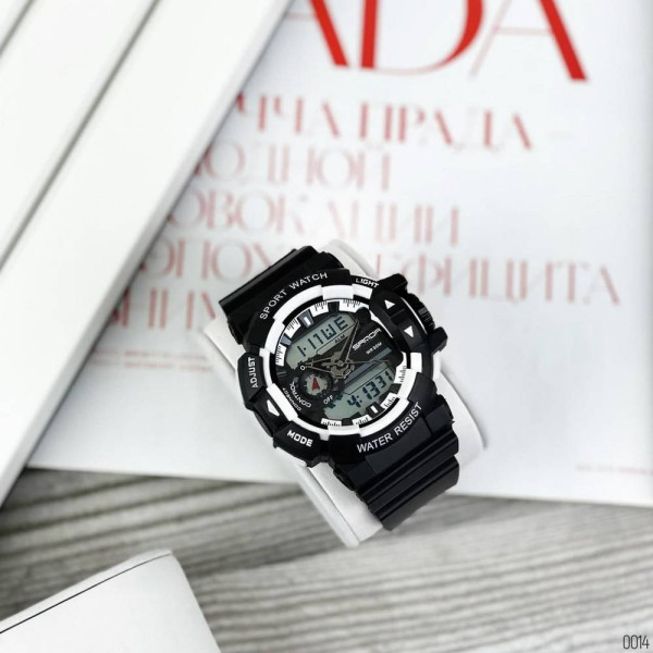 Мужские часы Sanda 599 Black-White фото 7