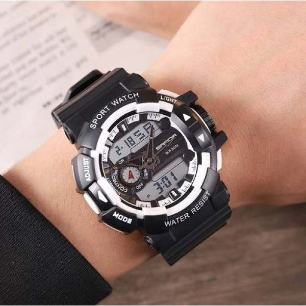 Мужские часы Sanda 599 Black-White фото 3