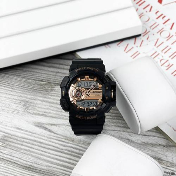 Чоловічий годинник Sanda 599 Black-Cuprum фото 6