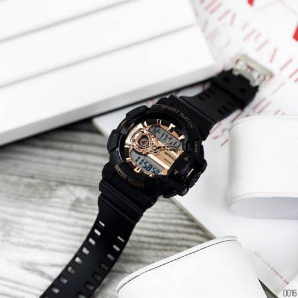 Чоловічий годинник Sanda 599 Black-Cuprum фото 7