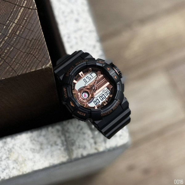 Чоловічий годинник Sanda 599 Black-Cuprum фото 10