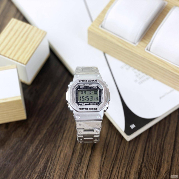 Мужские часы Sanda 390 All Silver фото 4