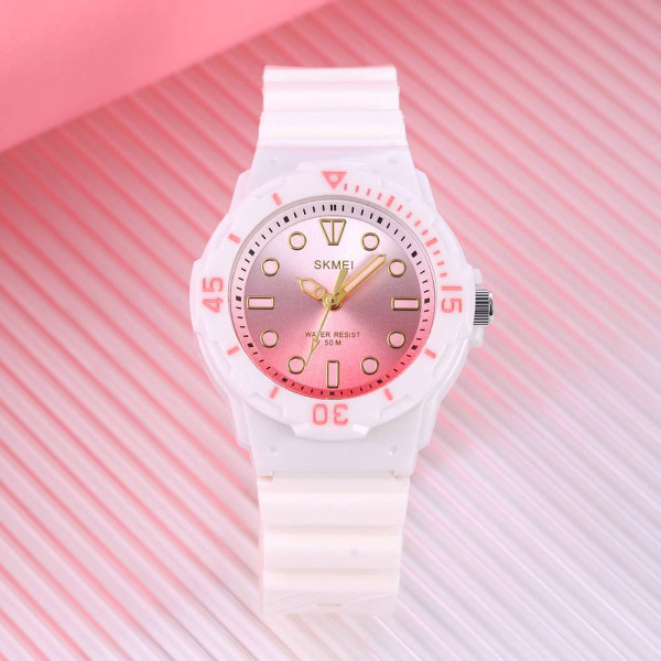 Дитячий годинник Skmei 2012WT White фото 4