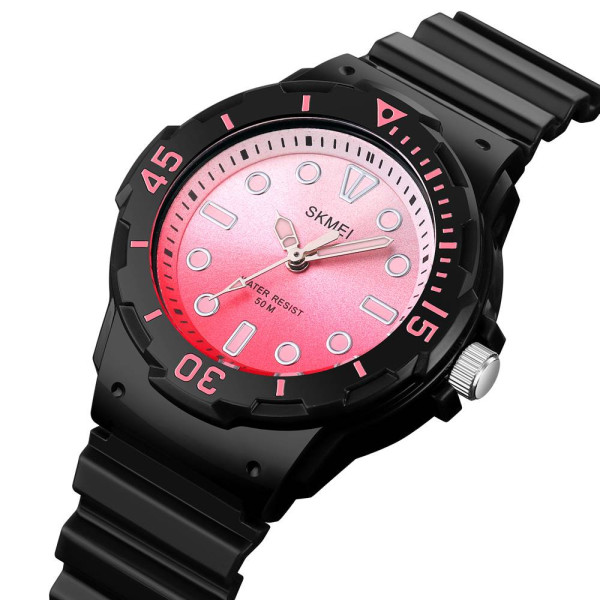 Женские часы Skmei 2012BKPK Black-Pink фото 3
