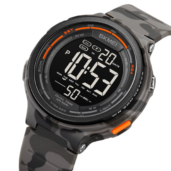 Мужские часы Skmei 1841CMGY Grey Camo фото 3