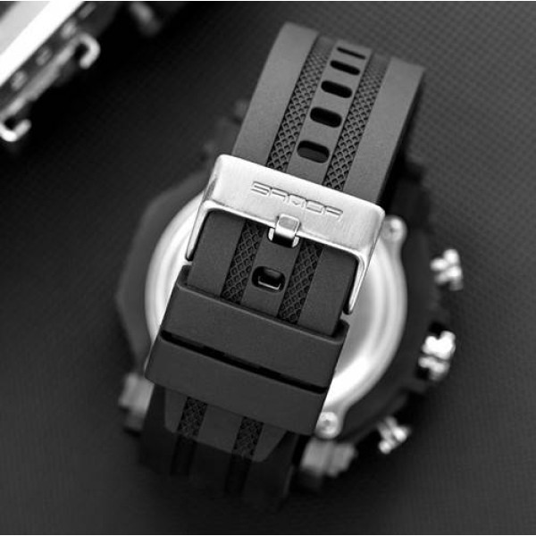 Мужские часы Sanda 6012 All Black фото 3