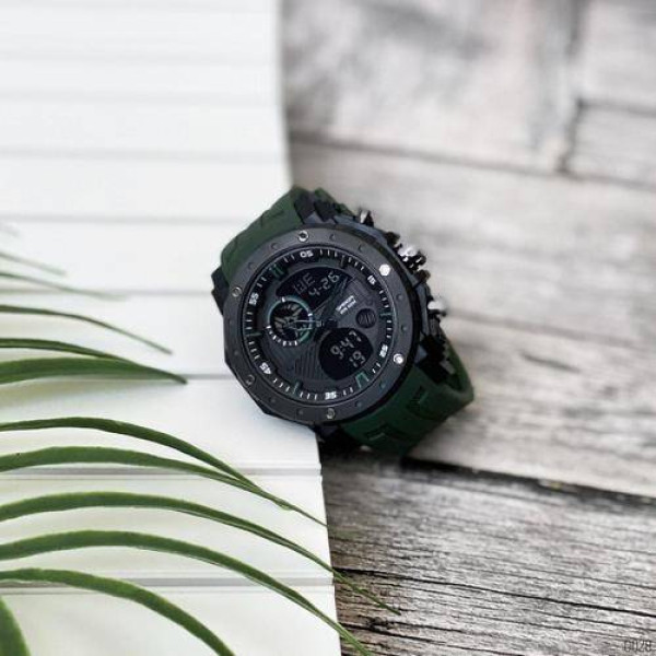 Мужские часы Sanda 6012 Green-Black фото 4