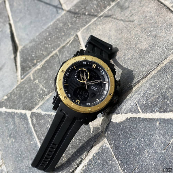 Мужские часы Sanda 6012 Black-Gold фото 8