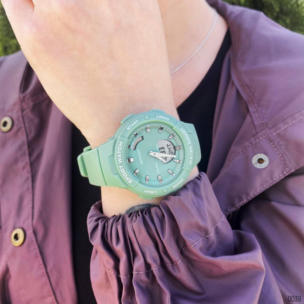 Жіночий годинник Sanda 6005 Green фото 9