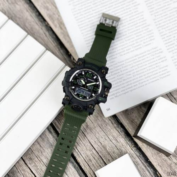 Мужские часы Sanda 742 Green-Black фото 4