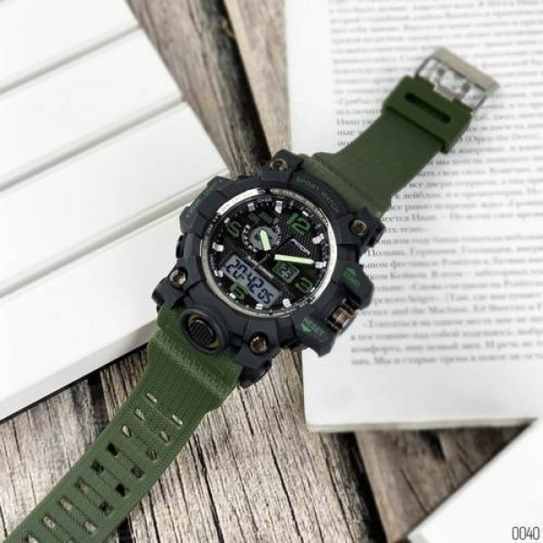 Мужские часы Sanda 742 Green-Black фото 8