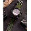 Чоловічий годинник Sanda 742 Green-Black фото 3