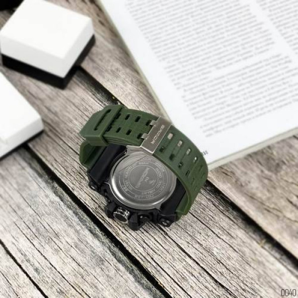Чоловічий годинник Sanda 742 Green-Black фото 7