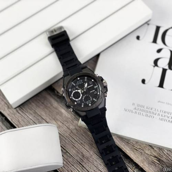 Чоловічий годинник Sanda 6008 All Black фото 4