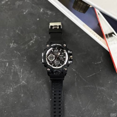 Мужские часы Sanda 6021 Black-Silver