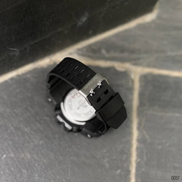 Мужские часы Sanda 6021 Black-Silver фото 8