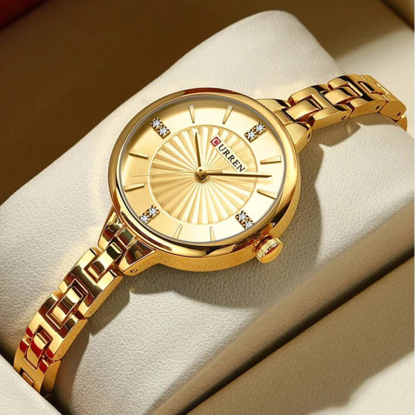 Жіночий годинник Curren 9097L Gold фото 3