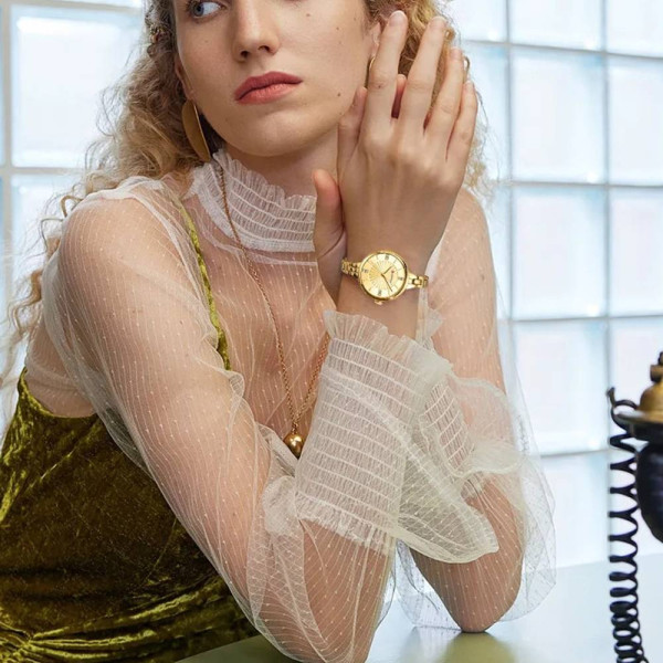 Жіночий годинник Curren 9097L Gold фото 6