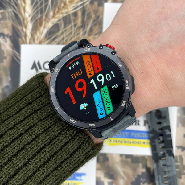 Розумний годинник Modfit Sniper Pro All Black 41 мм. фото 4