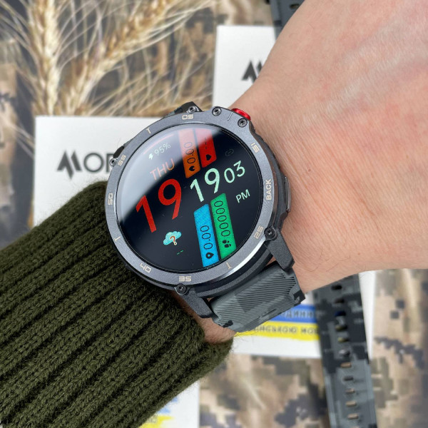 Розумний годинник Modfit Sniper Pro All Black 41 мм. фото 8