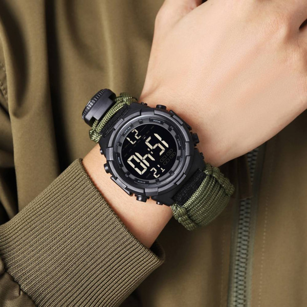 Мужские часы Skmei 1845NAG Army Green фото 5