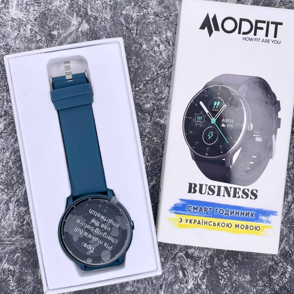 Смарт часы Modfit Business Blue 41 мм. фото 3