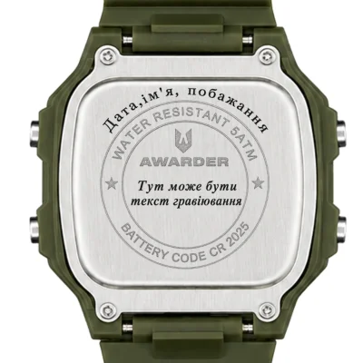 Гравіювання на задній кришці
