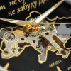 Классические мужские часы Awarder 022 Gold-Black Mechanic Где бы ни был фото 5