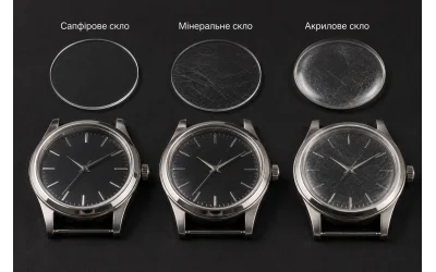 Яке скло в годинниках найкраще захищає від подряпин