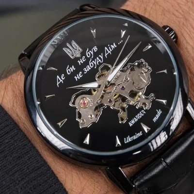 Мужские часы Awarder 022-3D Где бы ни был All Black  Automatic