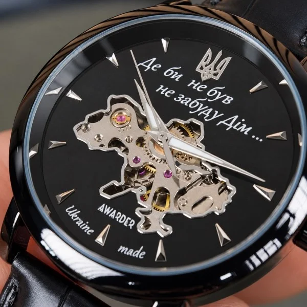 Мужские часы Awarder 022-3D Где бы ни был All Black  Automatic фото 7
