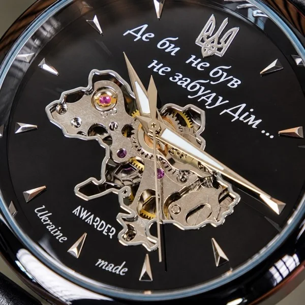 Мужские часы Awarder 022-3D Где бы ни был All Black  Automatic фото 6