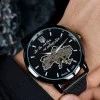 Классические мужские часы Awarder 022 All Black Mechanic Mesh Не Забуду Дом фото 3