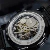 Классические мужские часы Awarder 022 All Black Mechanic Mesh Не Забуду Дом фото 11