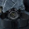 Классические мужские часы Awarder 022 All Black Mechanic Mesh Не Забуду Дом фото 10